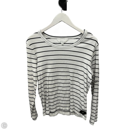 Top Long Sleeve By Market & Spruce In White, Size: L