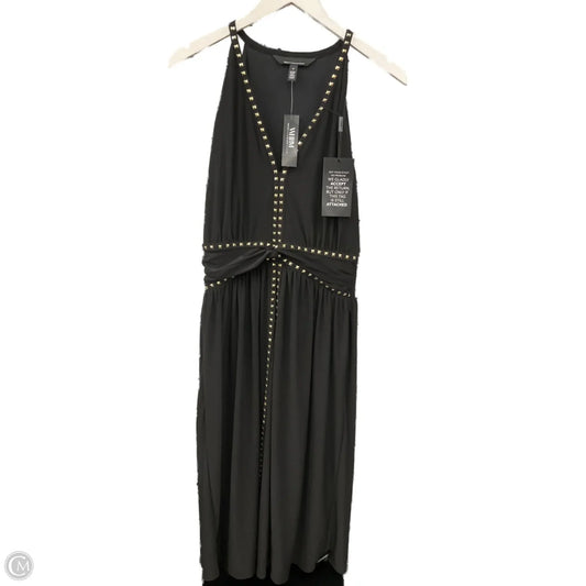 Dress Casual Midi By White House Black Market In Black, Size: M