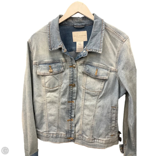 Jacket Denim By Social Standard By Sanctuary In Blue Denim, Size: Xl