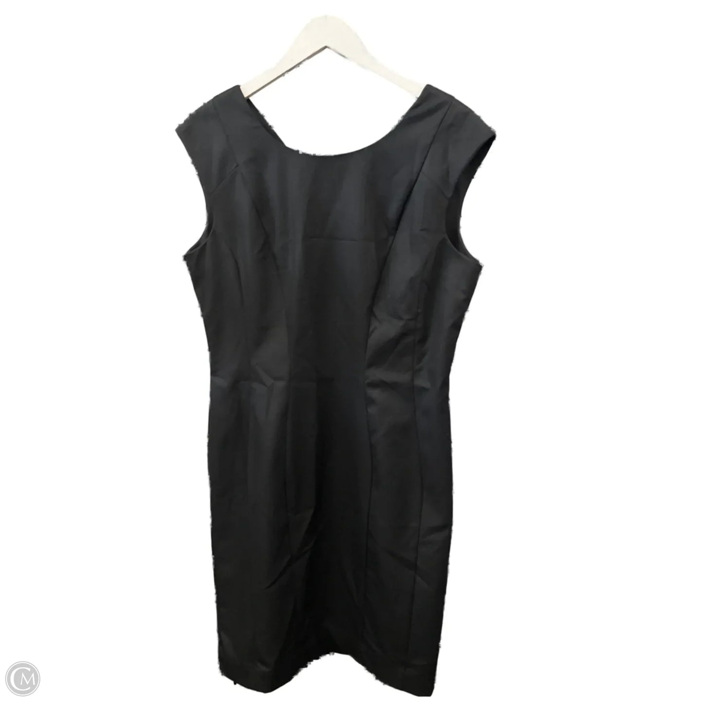 Dress Casual Midi By H&m In Black, Size: L
