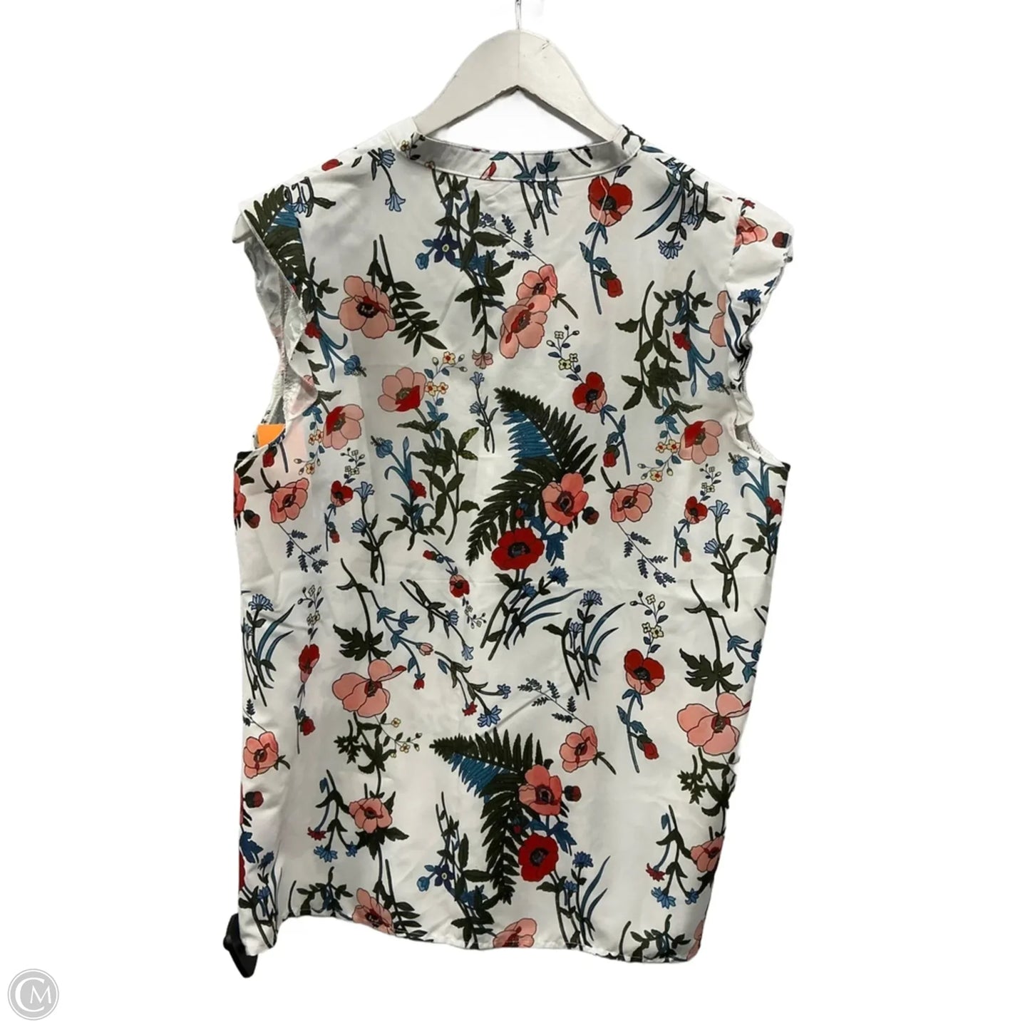Top Sleeveless By Clothes Mentor In Floral Print, Size: L