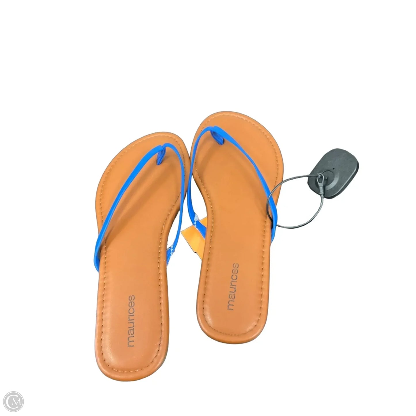 Sandals Flip Flops By Maurices In Blue & Brown, Size: 8