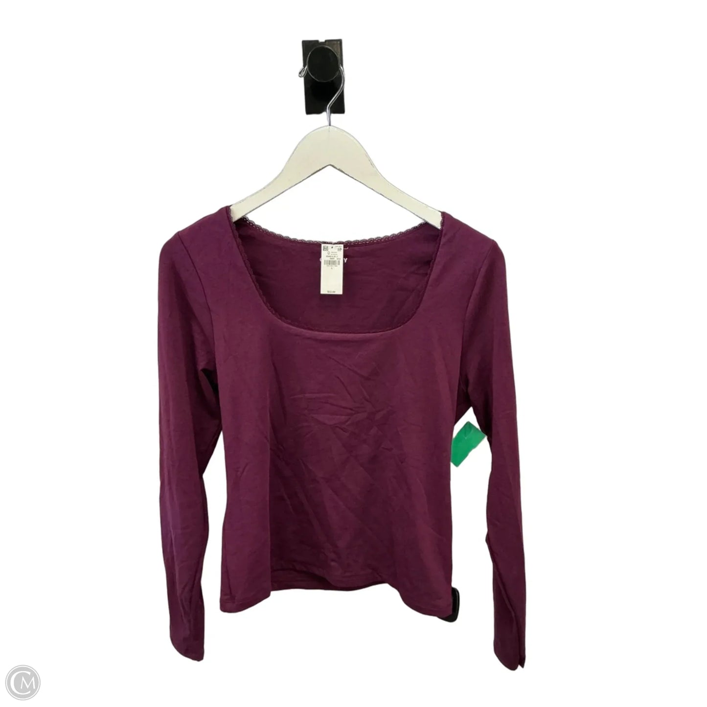 Top Long Sleeve By Old Navy In Purple, Size: L