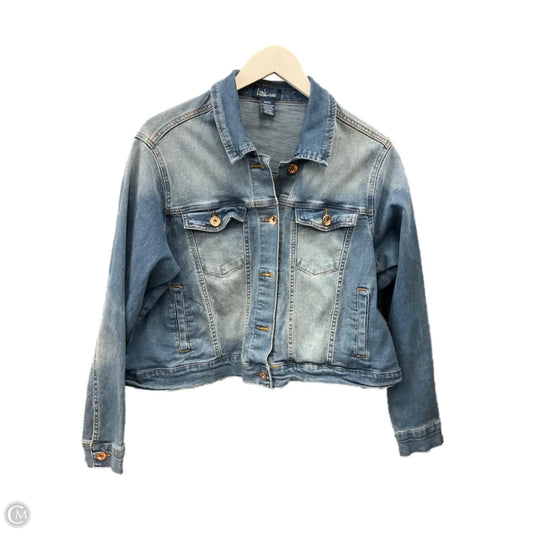 Jacket Denim By Clothes Mentor In Blue Denim, Size: 2x