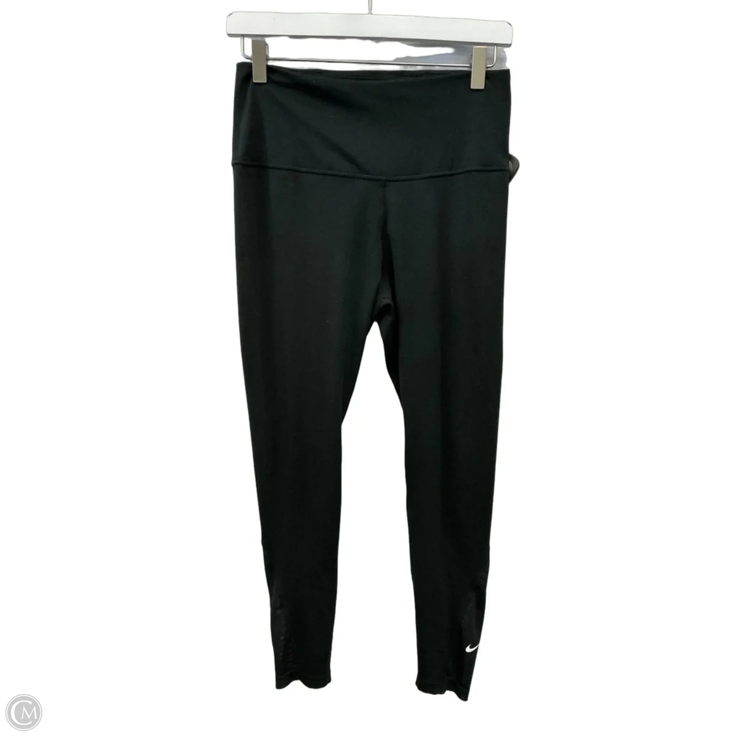 Athletic Leggings By Nike Apparel In Black, Size: M