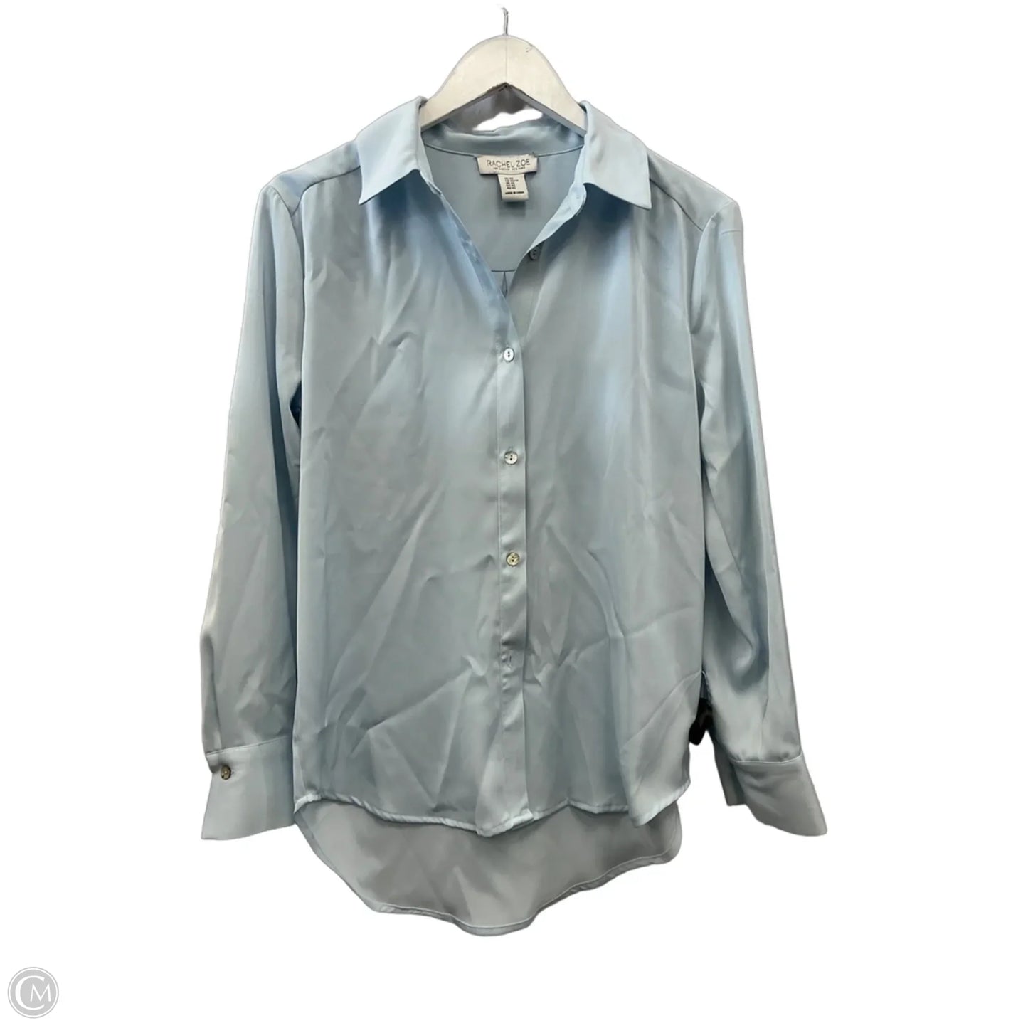 Blouse Long Sleeve By Rachel Zoe In Blue, Size: Xs