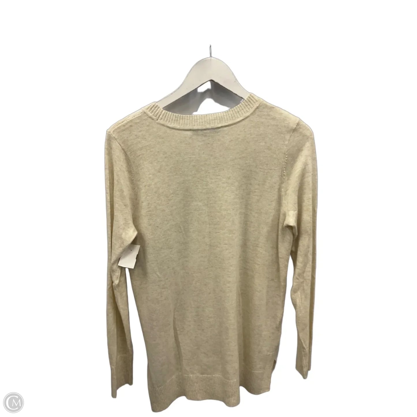 Sweater By Loft In Cream, Size: M