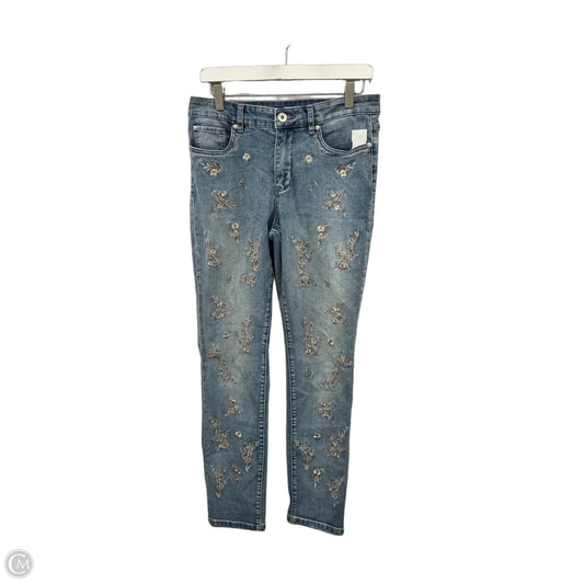 Jeans Boyfriend By Tribal In Blue Denim, Size: 8