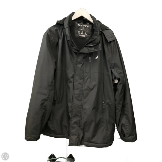 Jacket Puffer & Quilted By Nautica In Black, Size: L