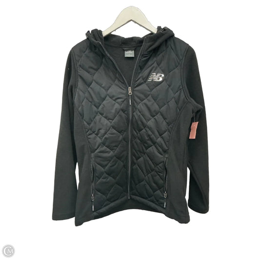 Jacket Fleece By New Balance In Black, Size: L