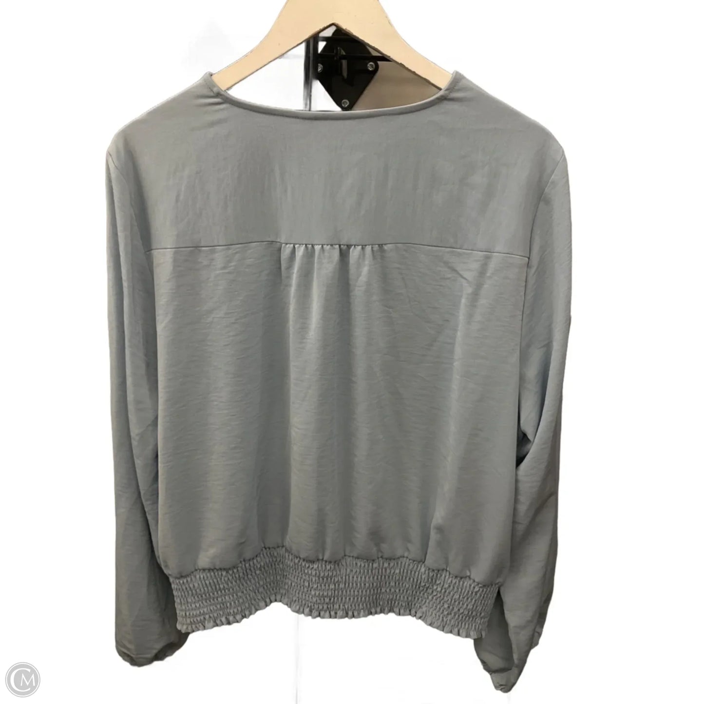 Top Long Sleeve By Nine West In Blue, Size: Xxl