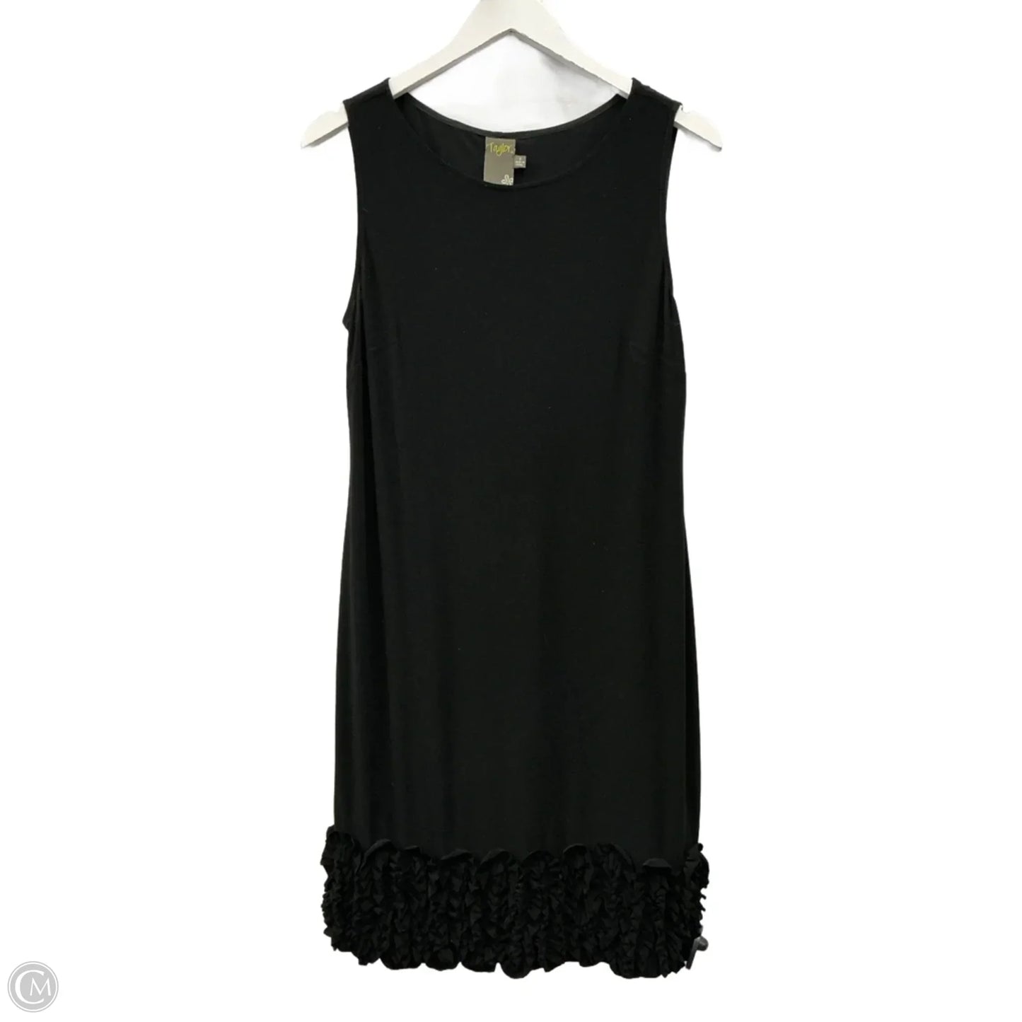 Dress Casual Midi By Taylor In Black, Size: S