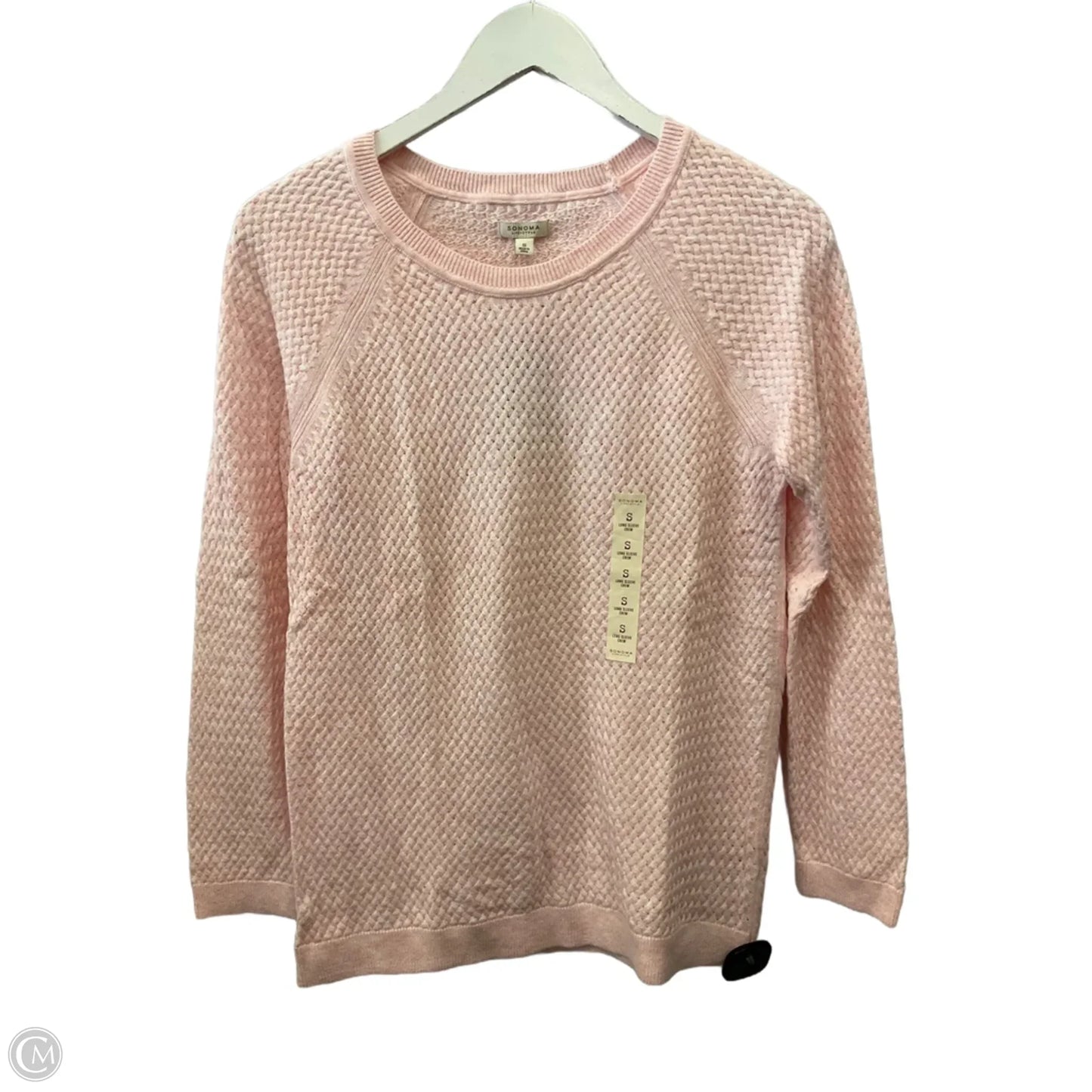 Top Long Sleeve By Sonoma In Pink, Size: S