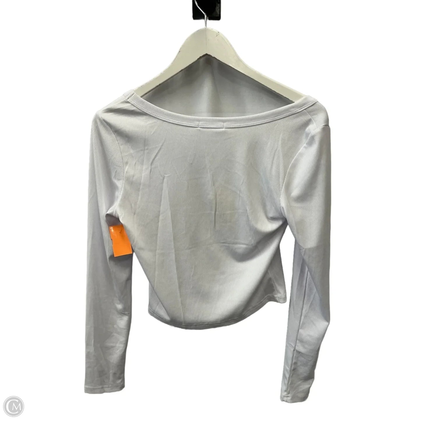 Top Long Sleeve By Ekouaer In White, Size: L