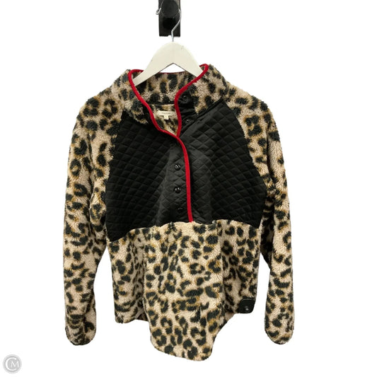 Sweatshirt Collar By Maurices In Animal Print, Size: L