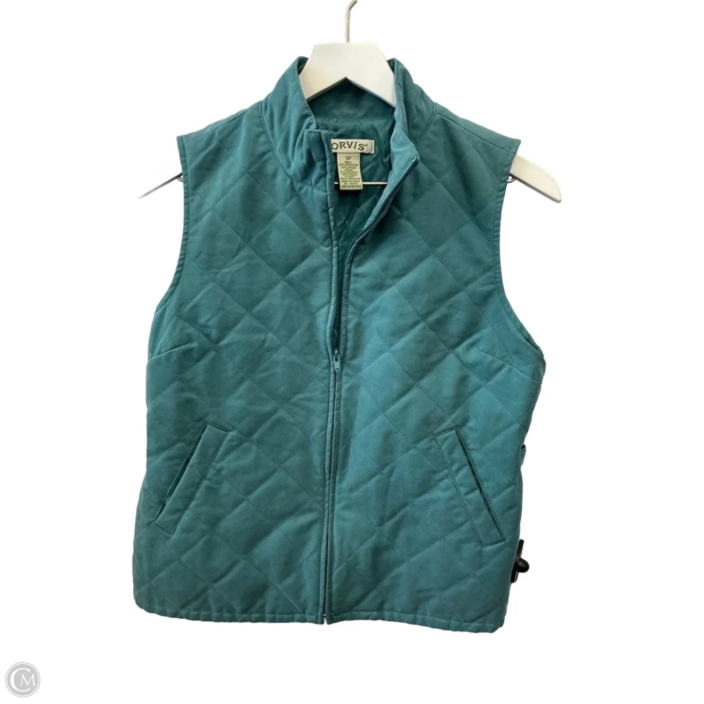 Vest Puffer & Quilted By Orvis In Blue, Size: Sp