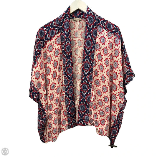 Kimono By Eyeshadow In Blue & Red, Size: S
