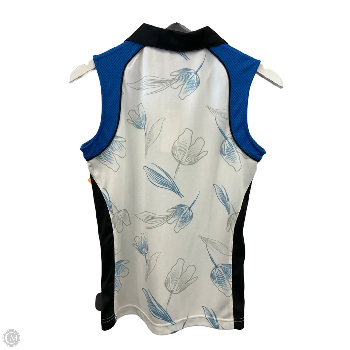 Top Sleeveless By Clothes Mentor In Blue & White, Size: S