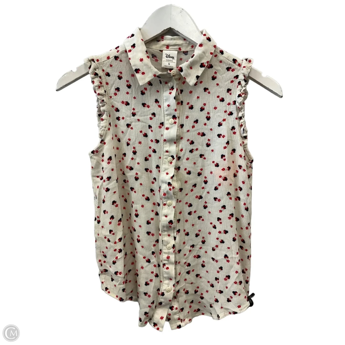 Top Sleeveless By Clothes Mentor In Blue & Red, Size: S