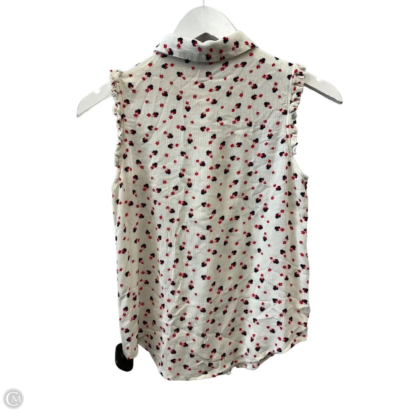 Top Sleeveless By Clothes Mentor In Blue & Red, Size: S