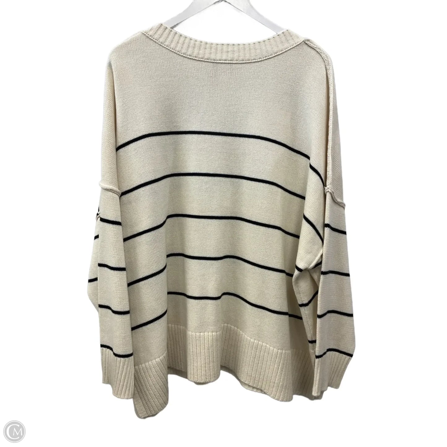 Sweater By Arula In Cream, Size: 2x