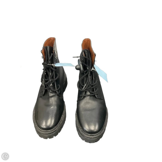 Boots Ankle Flats By Clothes Mentor In Black, Size: 6.5