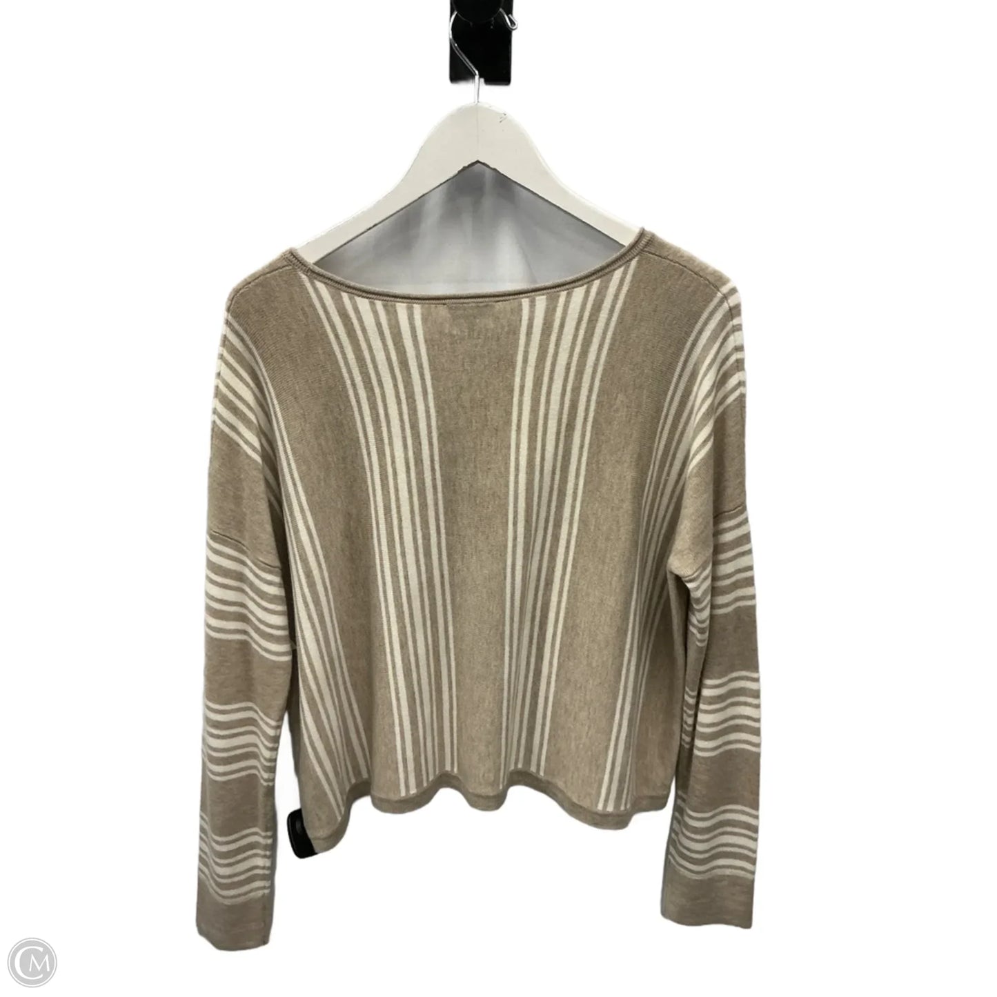 Top Long Sleeve By Splendid In Taupe, Size: M