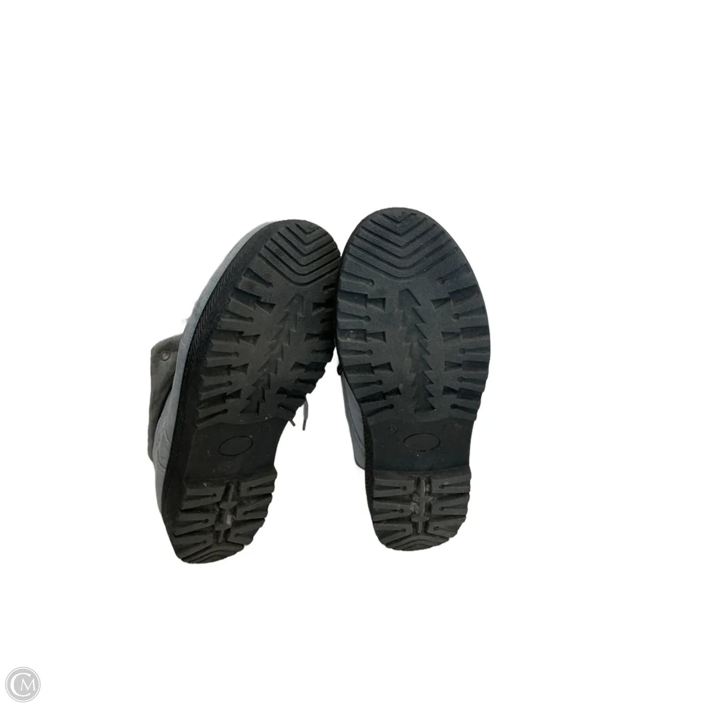 Boots Ankle Flats By Clothes Mentor In Grey, Size: 8