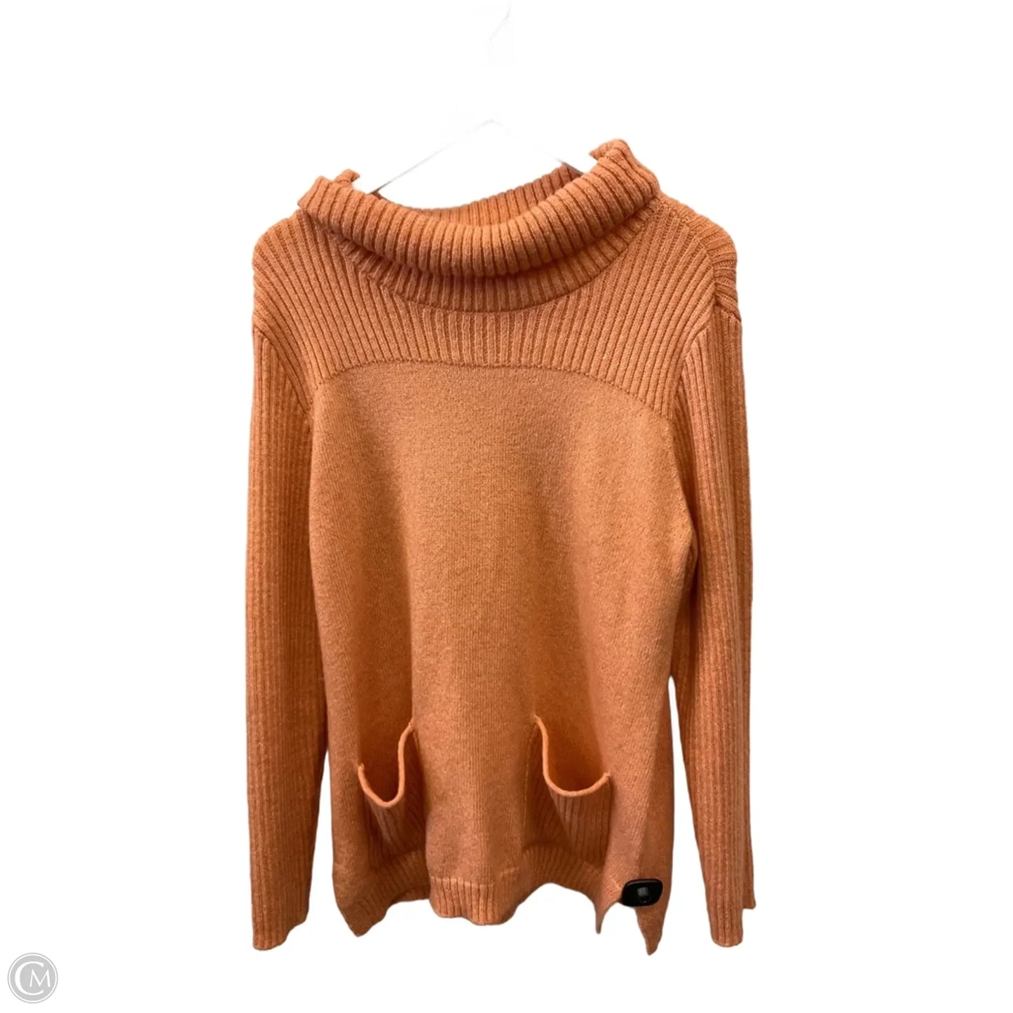 Sweater By Christopher And Banks In Orange, Size: L