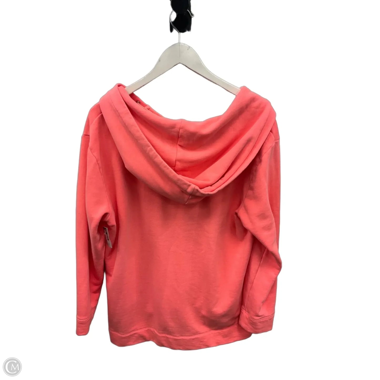 Sweatshirt Hoodie By Talbots In Orange, Size: 1x