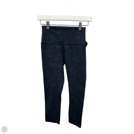 Athletic Capris By Lululemon In Navy, Size: S