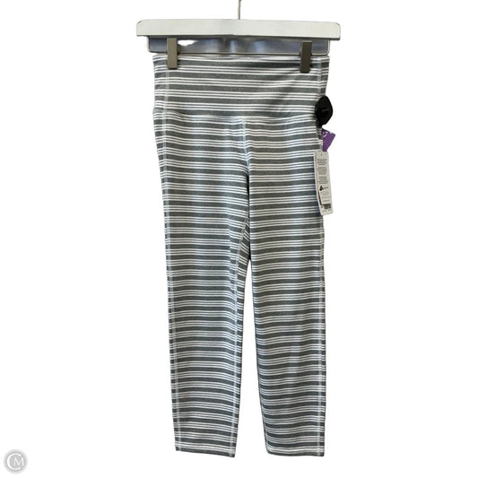 Athletic Capris By Athleta In Grey & White, Size: Xs
