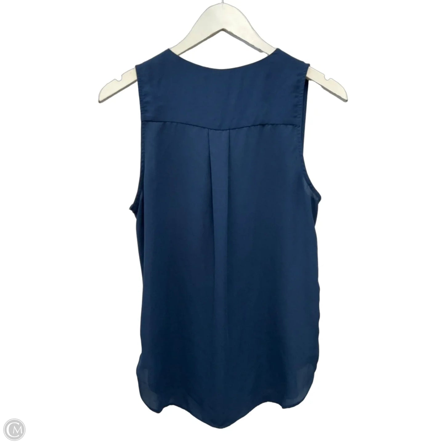 Top Sleeveless By Banana Republic In Navy, Size: S