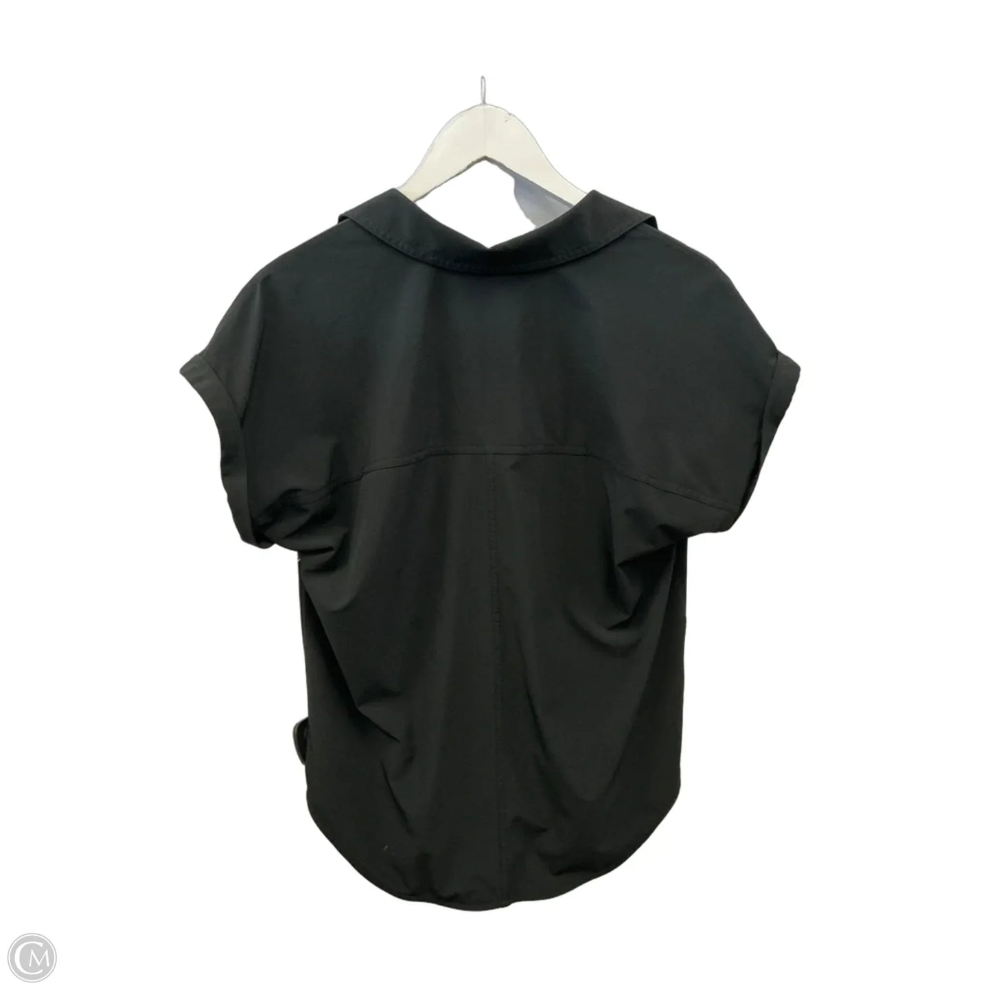 Top Short Sleeve By Eddie Bauer In Black, Size: S