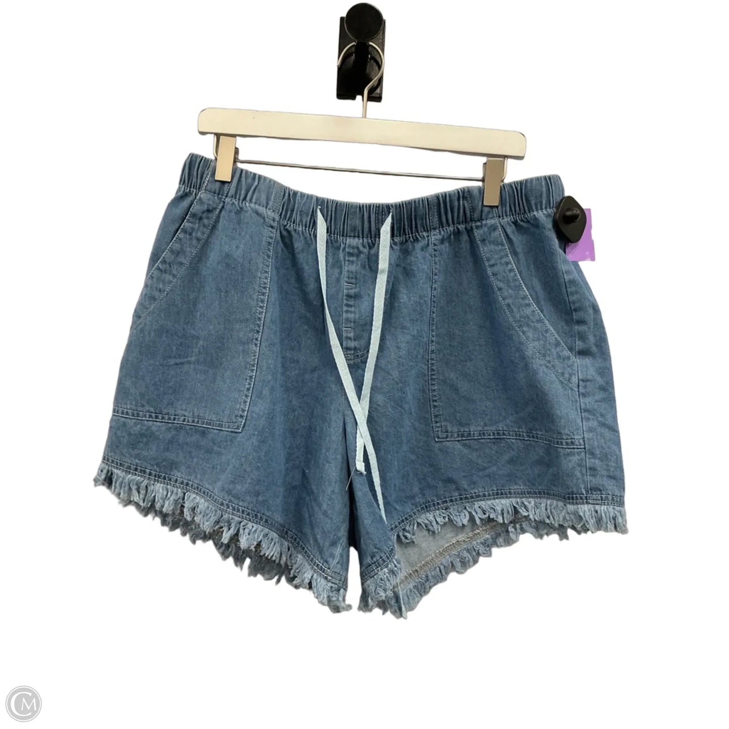 Shorts By Clothes Mentor In Blue Denim, Size: 20