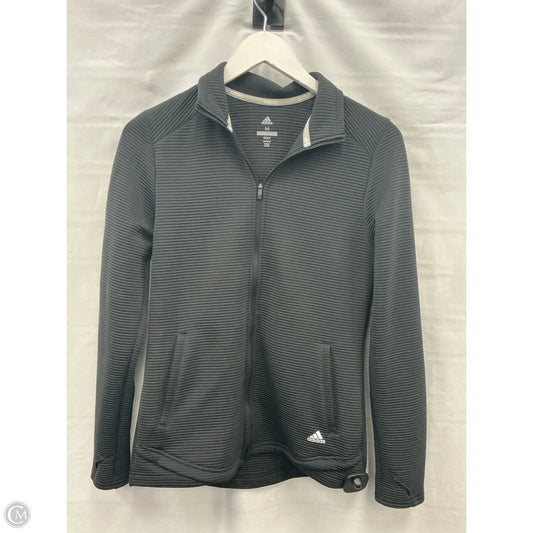 Athletic Jacket By Adidas In Black, Size: M