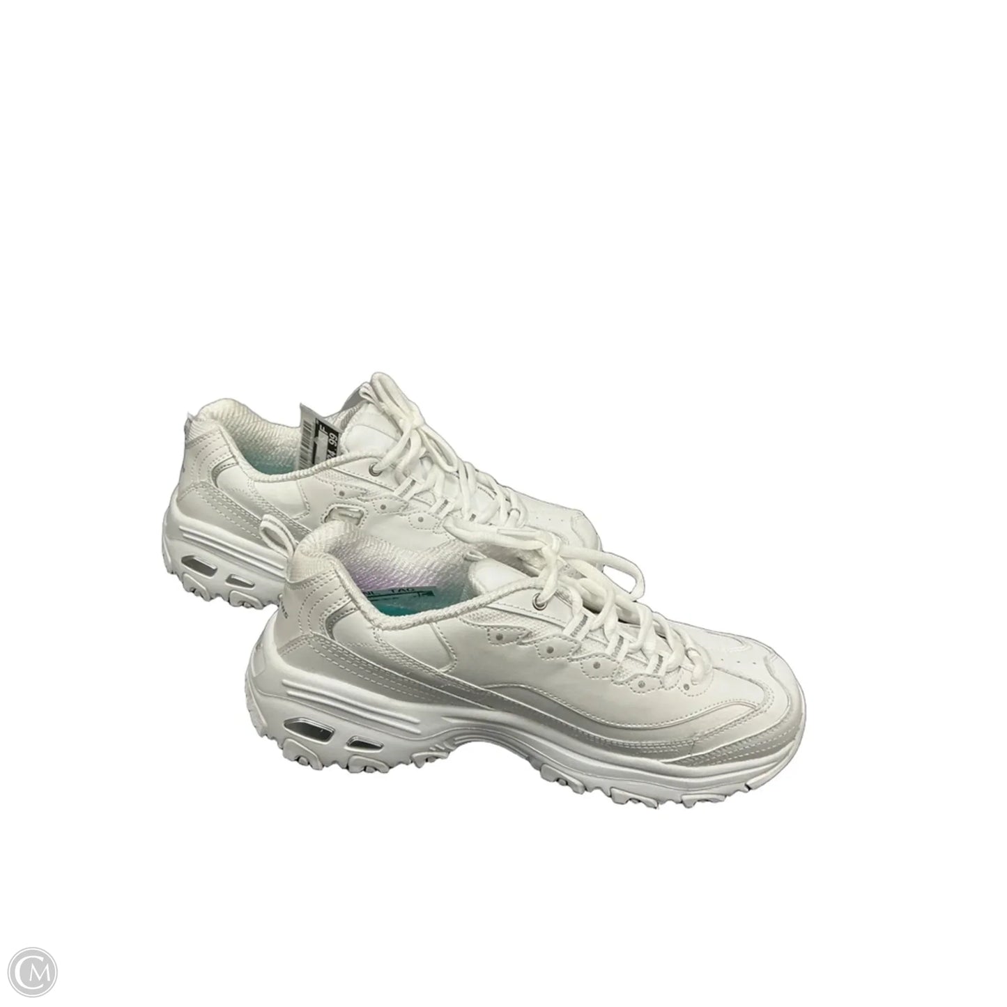 Shoes Athletic By Skechers In White, Size: 9.5
