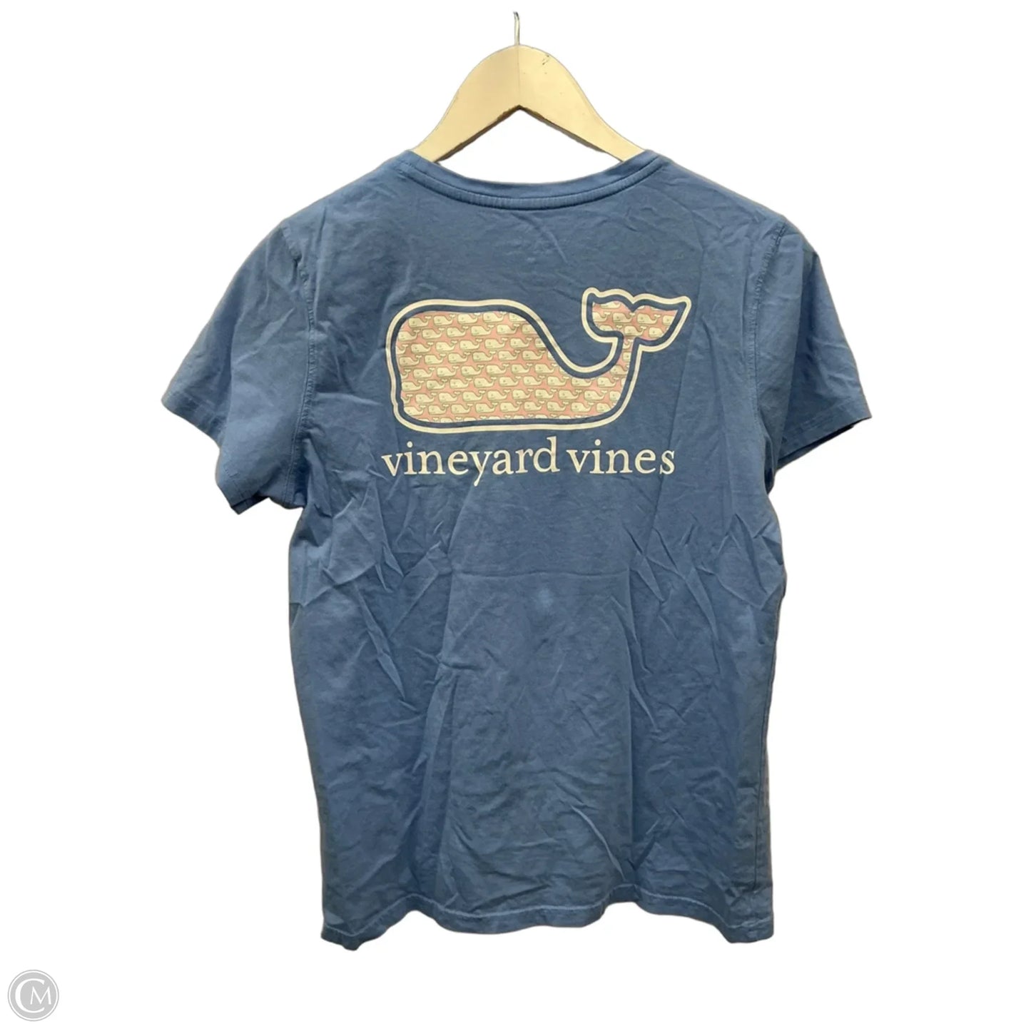 Top Short Sleeve By Vineyard Vines In Blue, Size: M