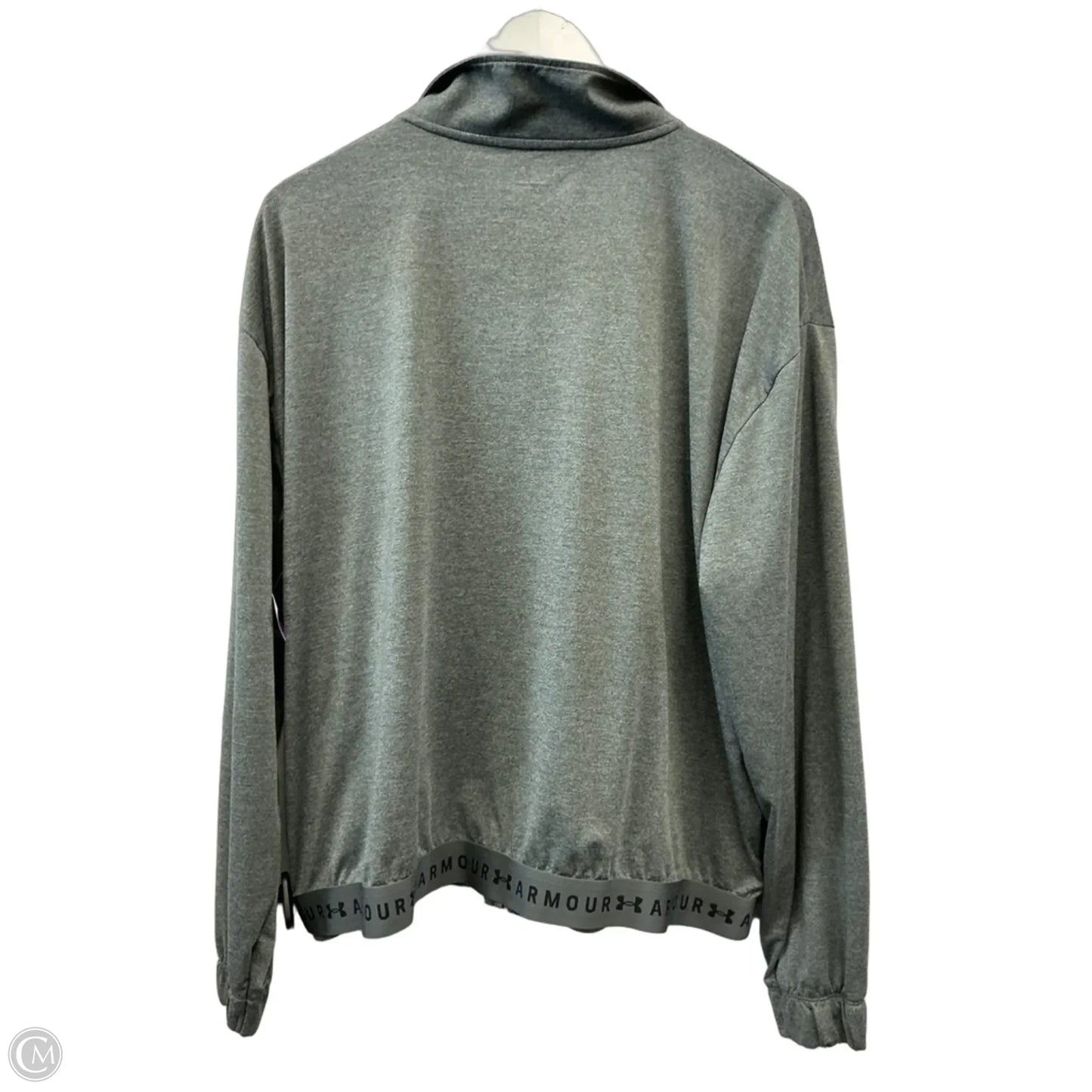 Athletic Jacket By Under Armour In Grey, Size: Xl