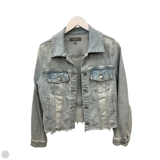 Jacket Denim By Clothes Mentor In Blue Denim, Size: M