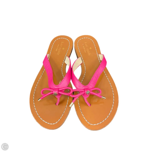 Sandals Designer By Kate Spade In Pink, Size: 7