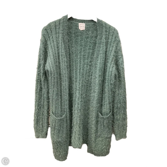 Sweater Cardigan By Hippie Rose In Green, Size: S