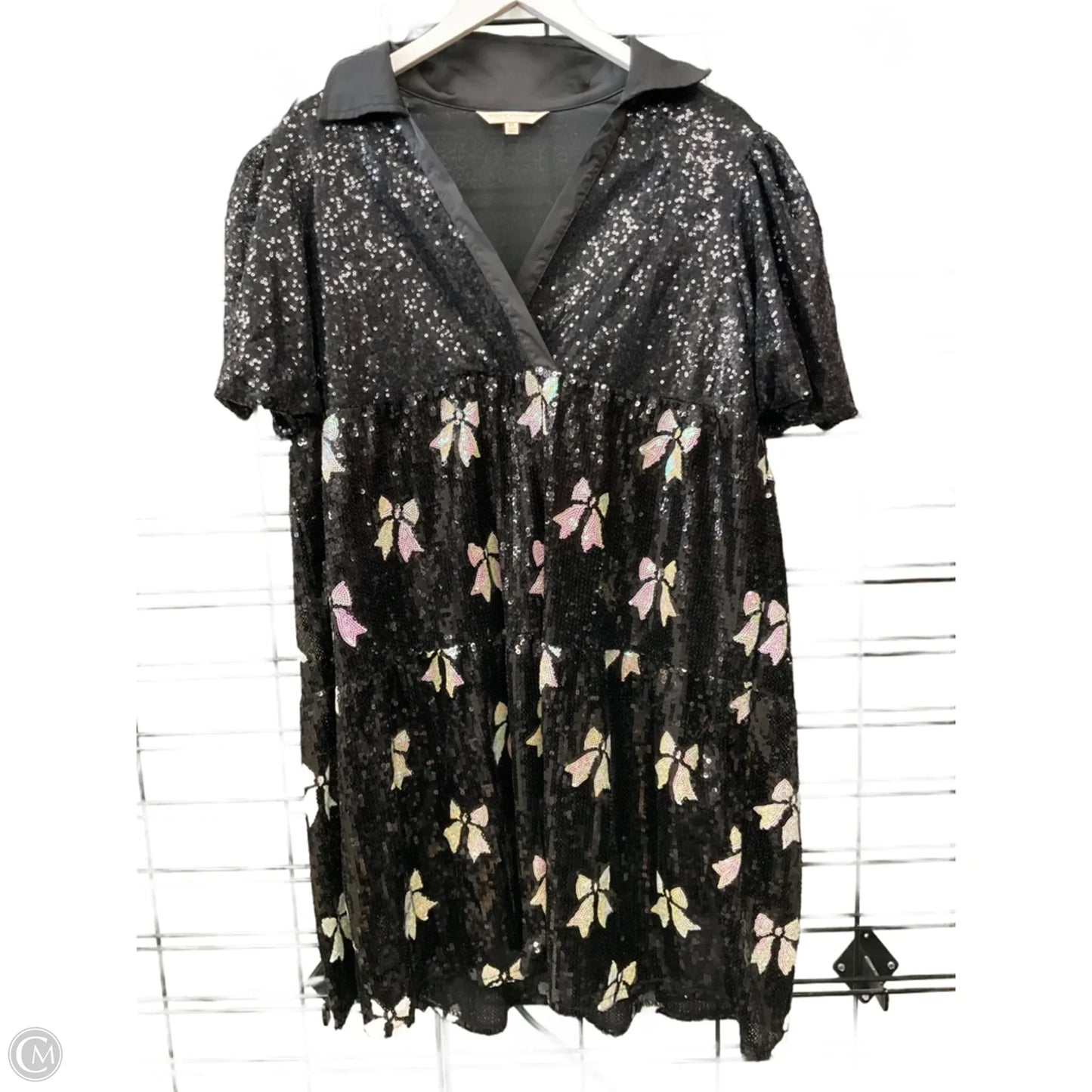 Tunic Short Sleeve By Simply Southern In Black, Size: Xl