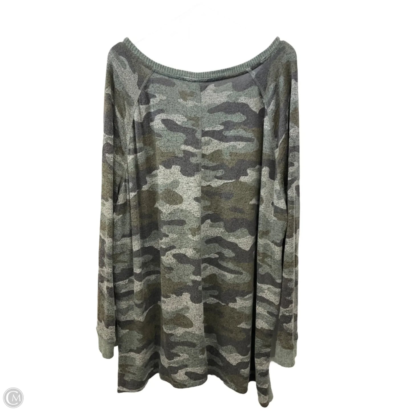 Top Long Sleeve By Maurices In Green, Size: 3x