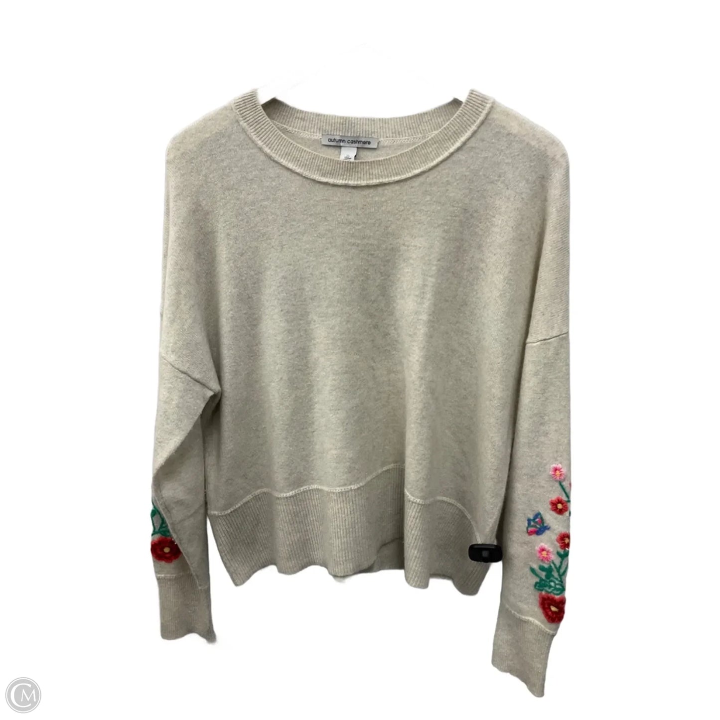 Sweater Cashmere By Autumn Cashmere In Cream, Size: M