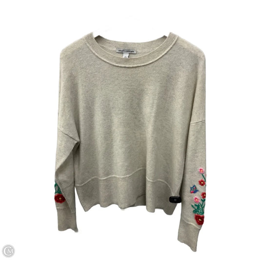 Sweater Cashmere By Autumn Cashmere In Cream, Size: M