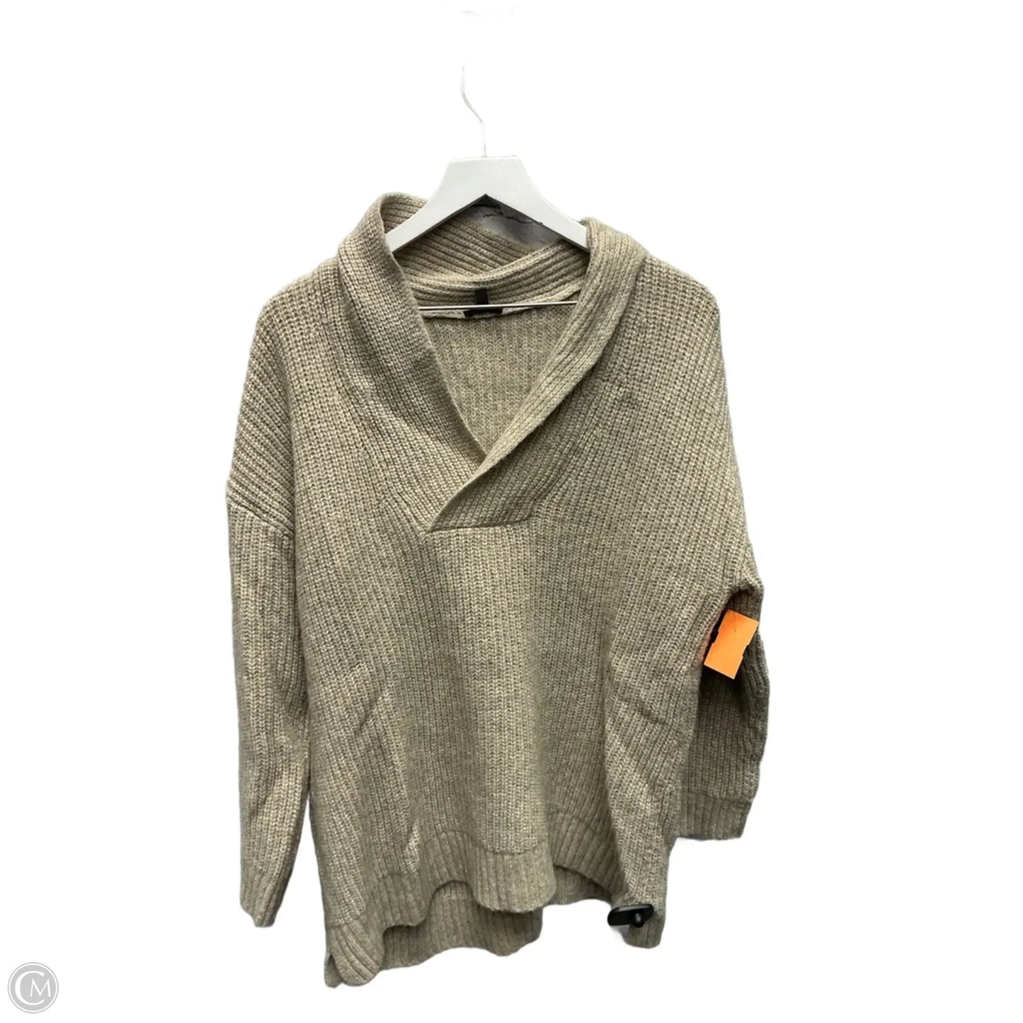 Sweater By Talbots In Tan, Size: L