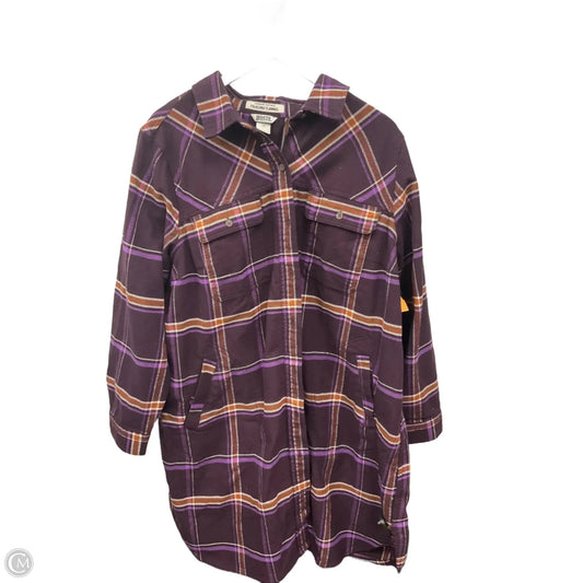 Dress Casual Short By Duluth Trading In Purple, Size: 2x
