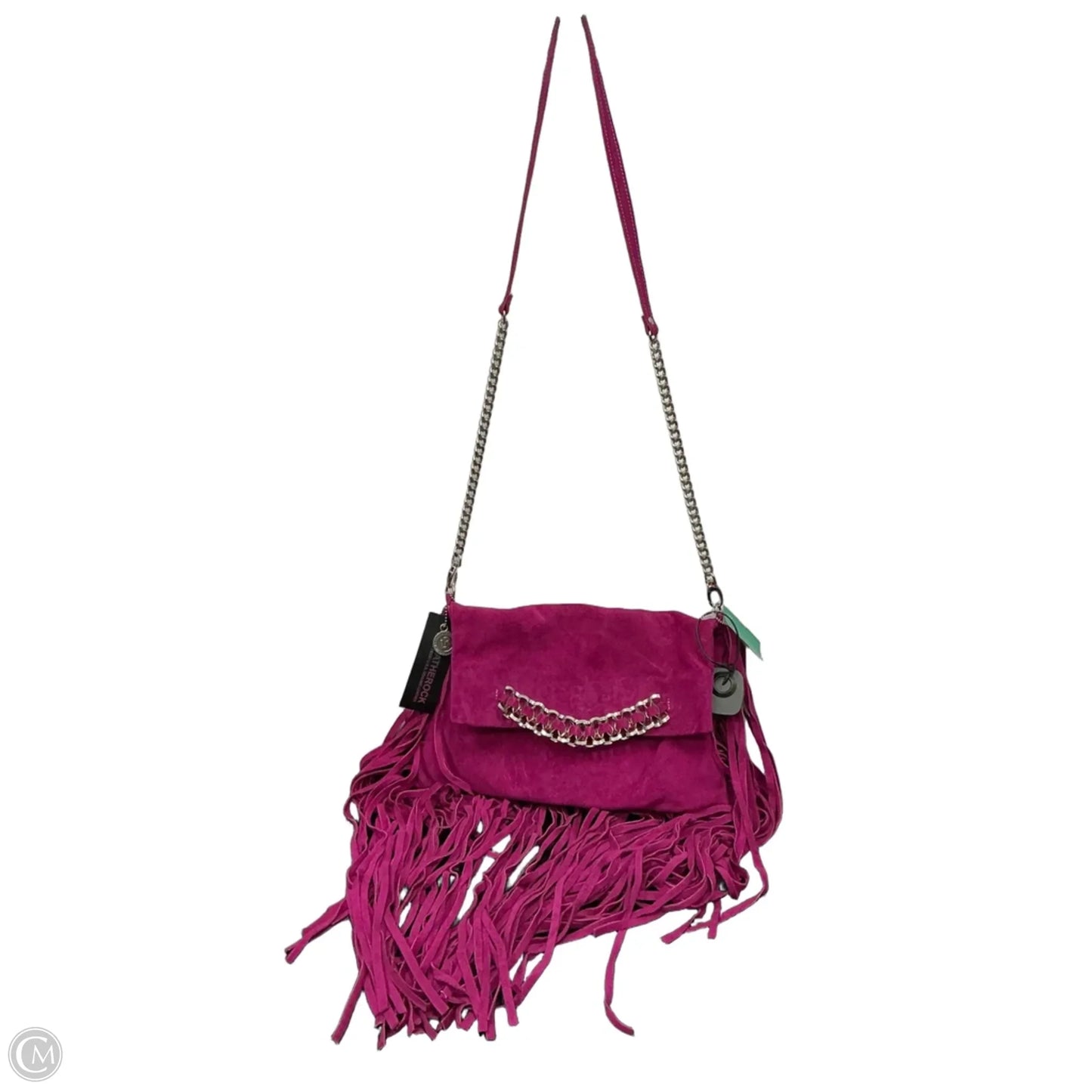 Crossbody Leather By Clothes Mentor, Size: Large