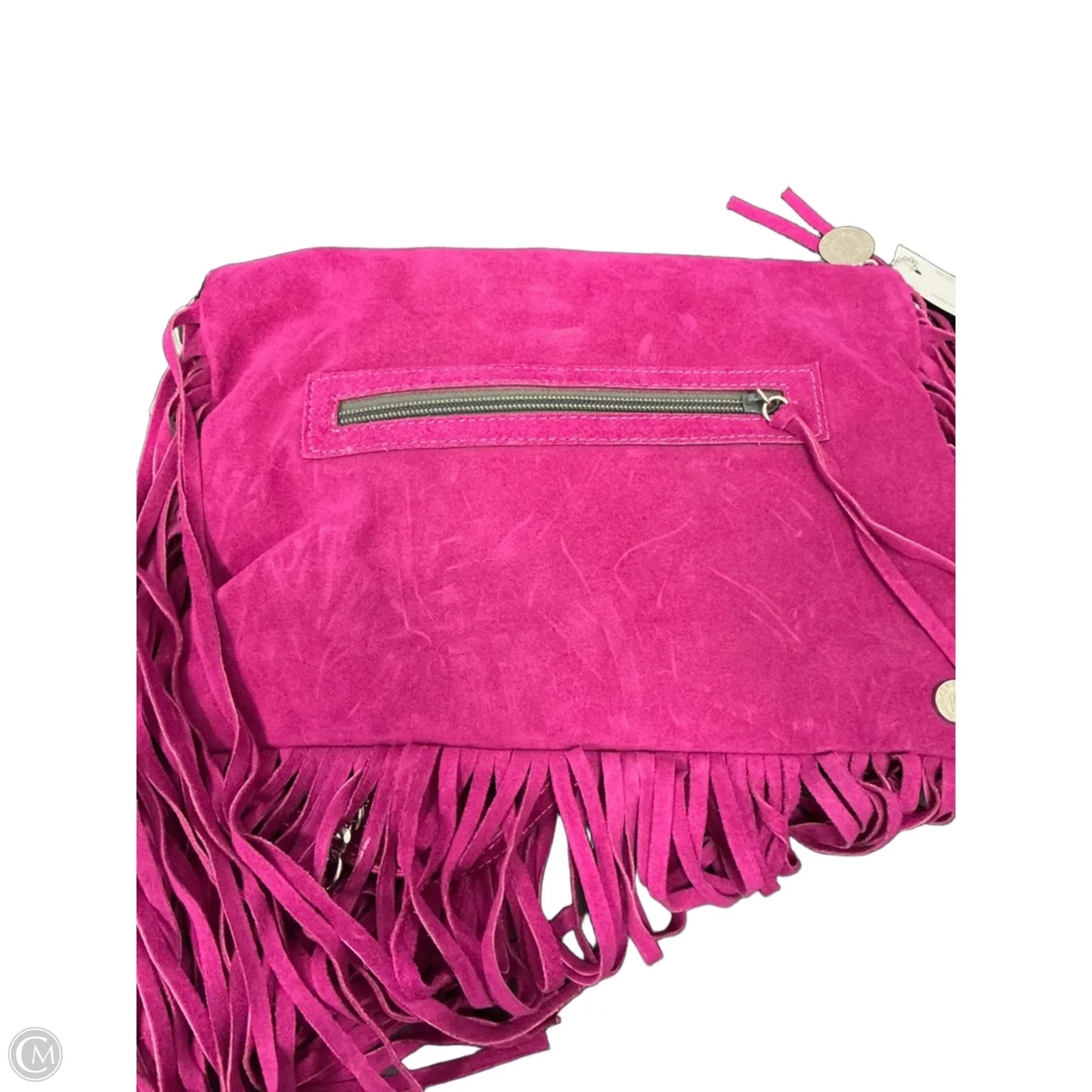 Crossbody Leather By Clothes Mentor, Size: Large